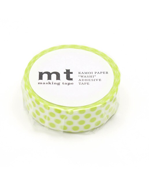 Masking Tape - Dot Lime 2