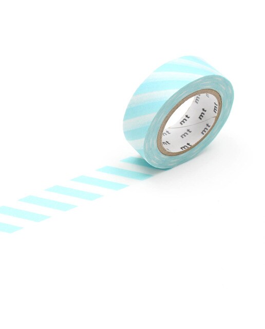 Masking Tape Stripe - Mint Blue 1