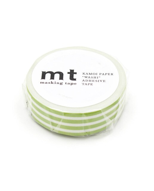 Imagen 2 de Masking tape MT border kiwi