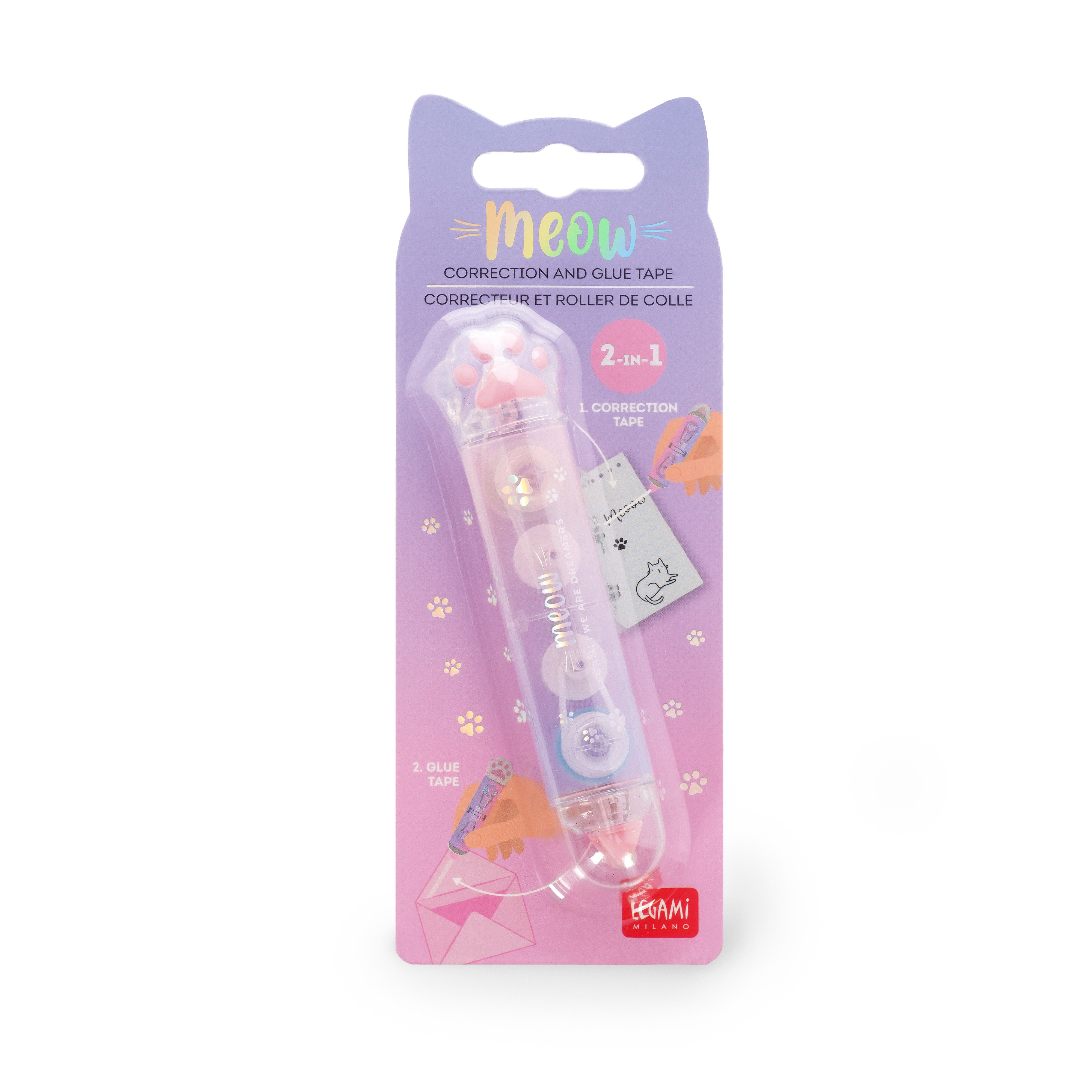 Fita corretiva e cola Legami Kitty 4