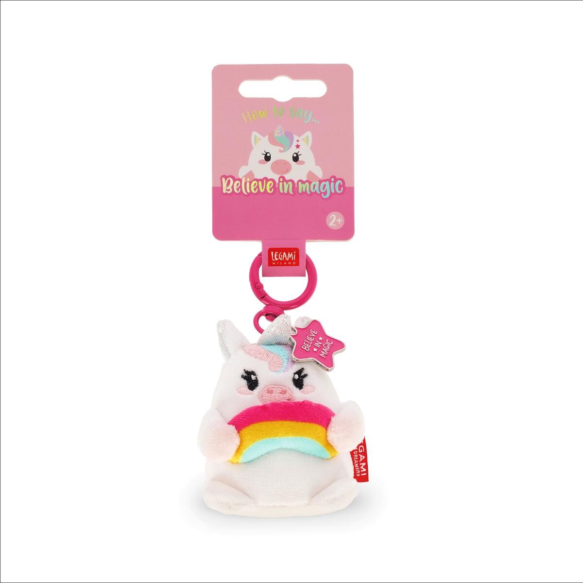 Porta-chaves com peluche Legami Unicorn 4