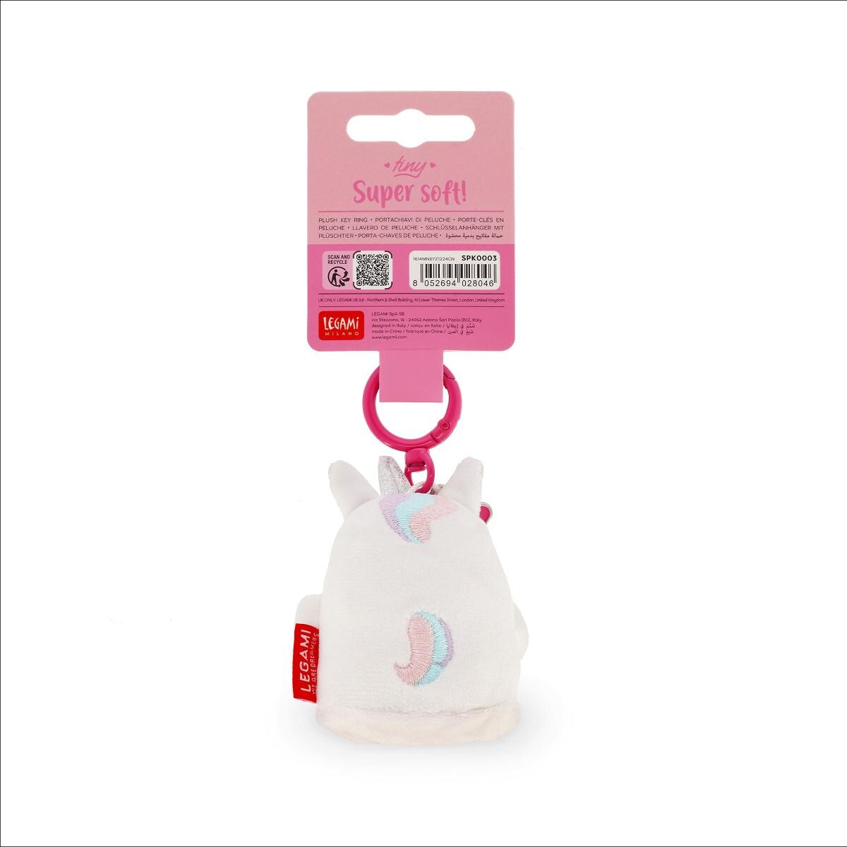Porta-chaves com peluche Legami Unicorn 5