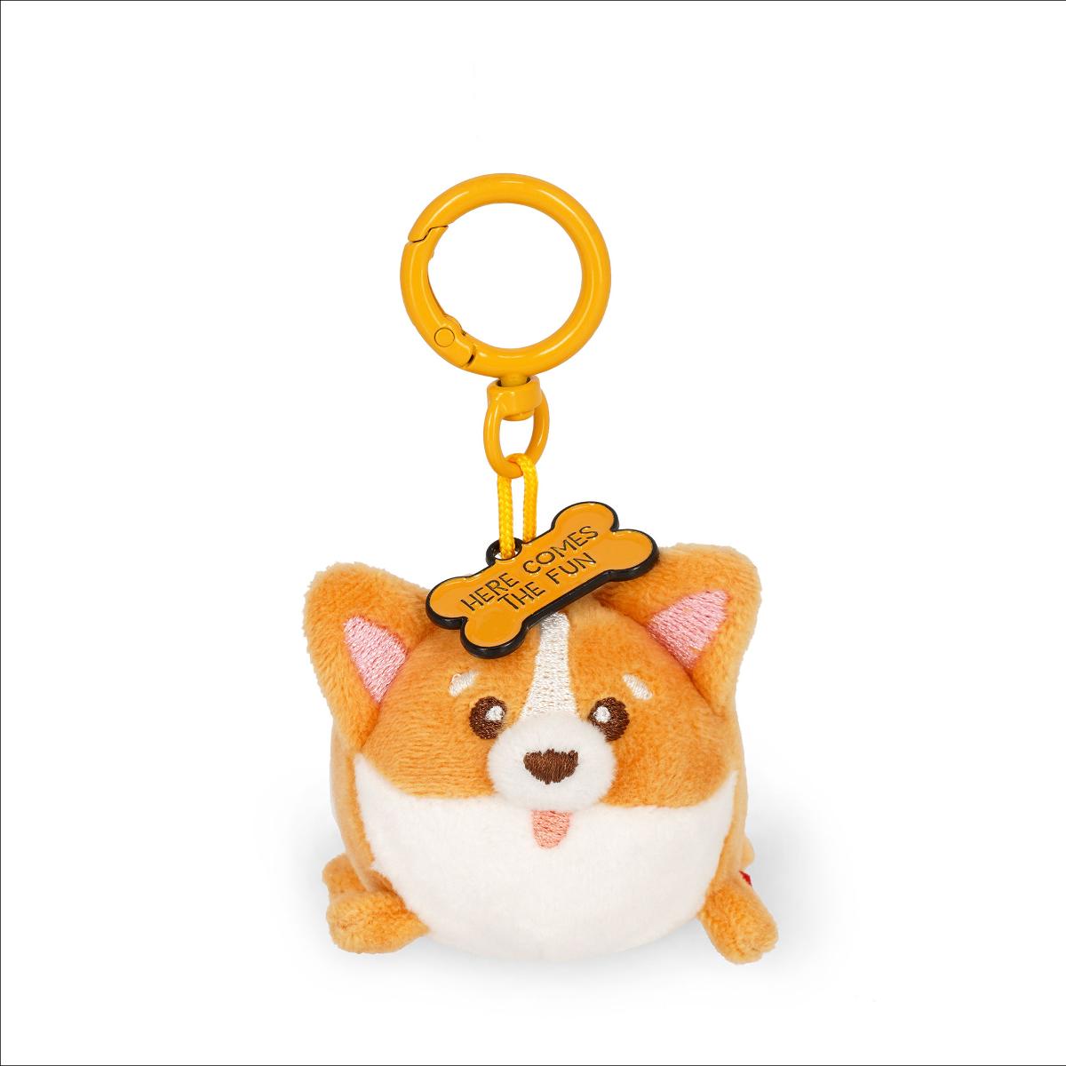 Porta-chaves com peluche Legami Corgi 1