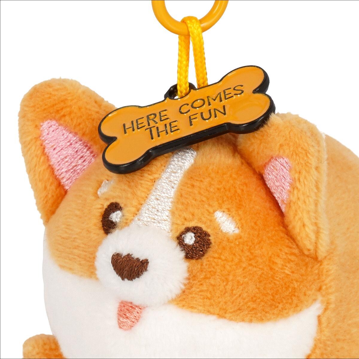 Porta-chaves com peluche Legami Corgi 3