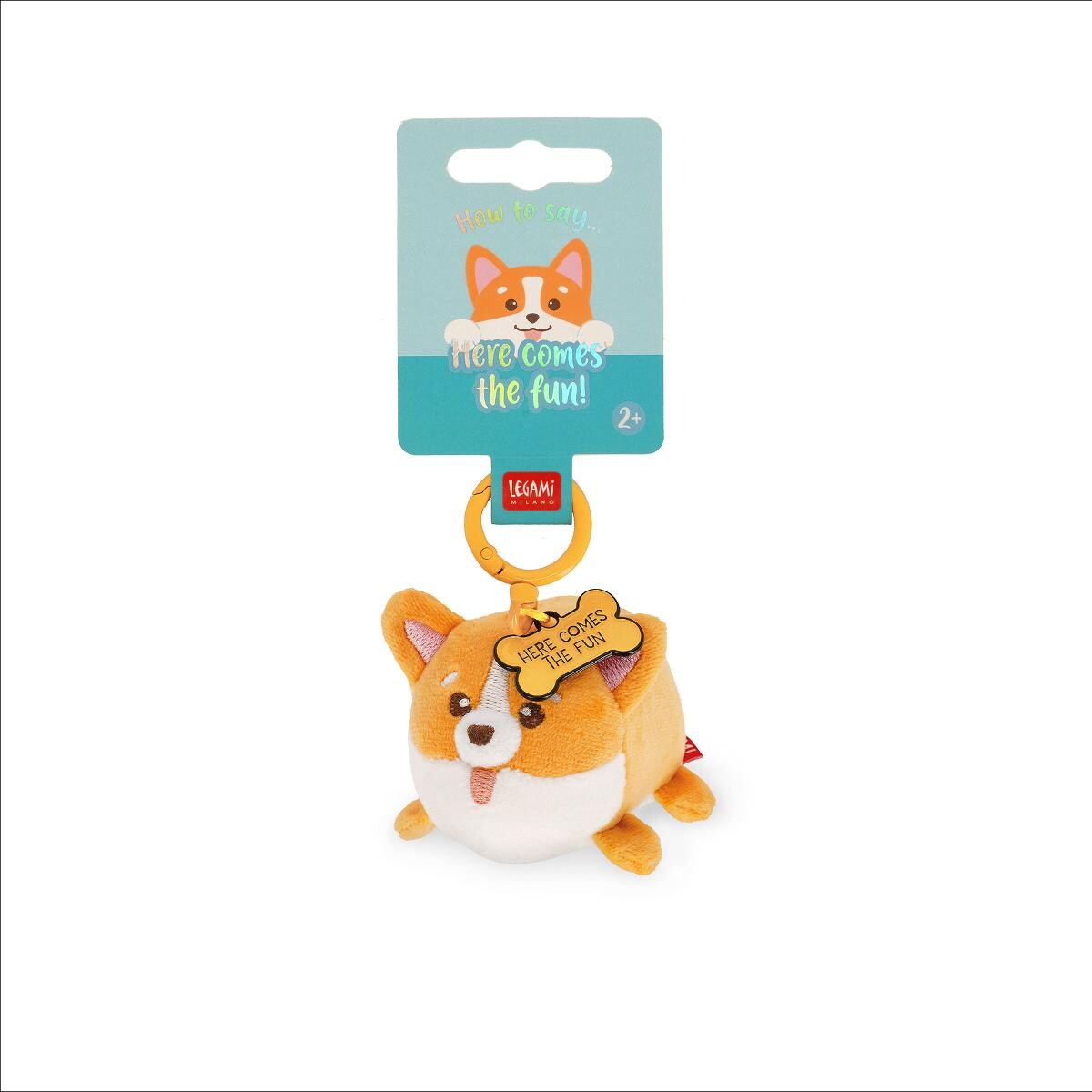 Porta-chaves com peluche Legami Corgi 4
