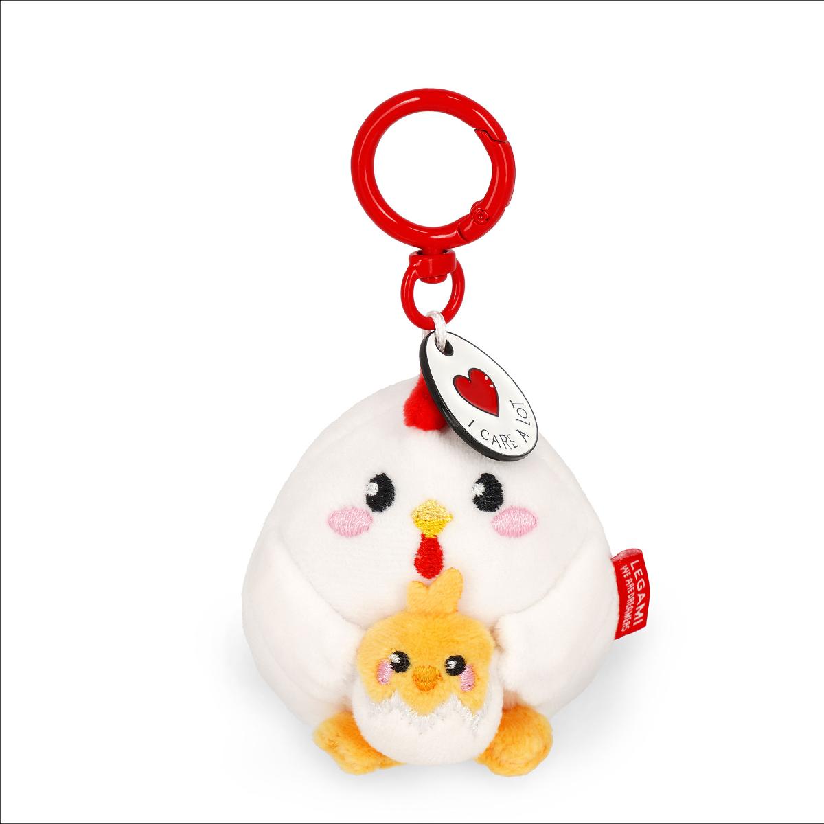 Porta-chaves com peluche Legami Hen 1