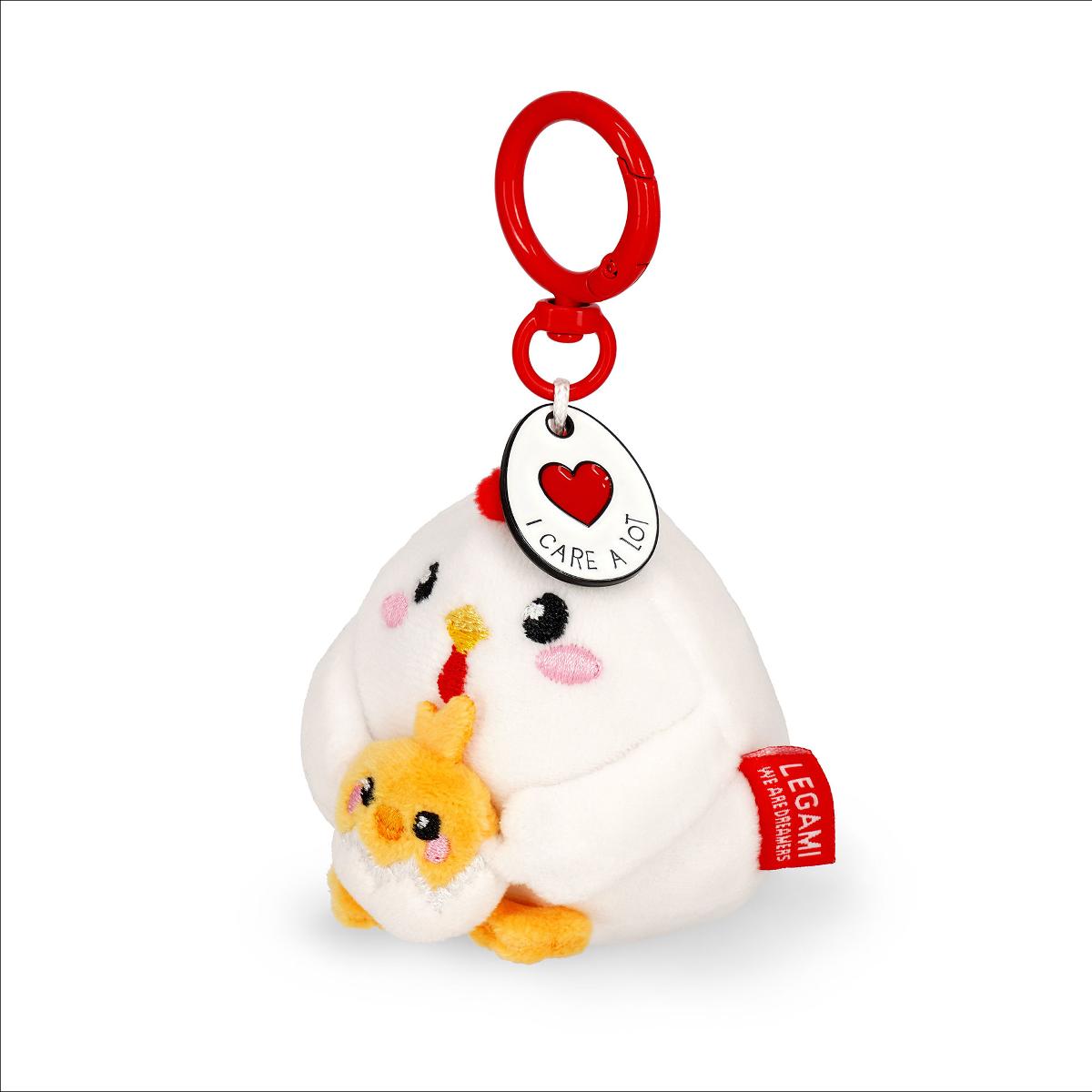 Porta-chaves com peluche Legami Hen 2