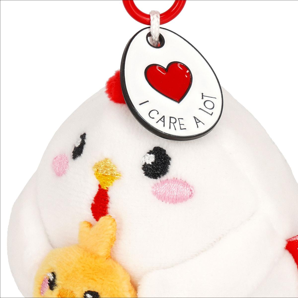 Porta-chaves com peluche Legami Hen 3