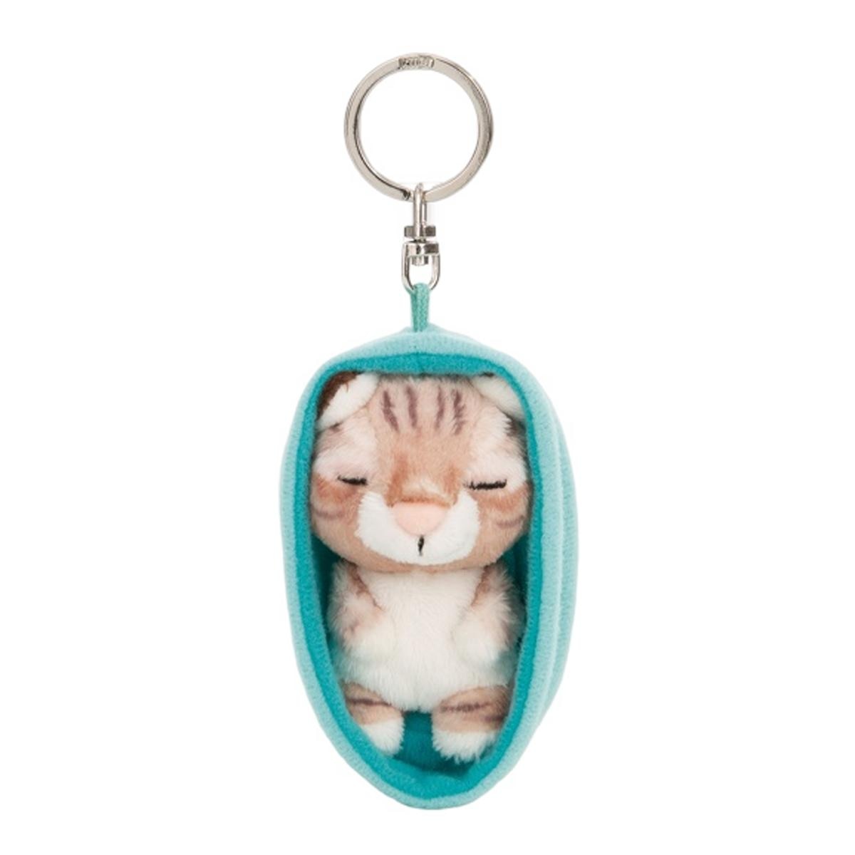 Porta-chaves às riscas de gato NICI 8cm 1