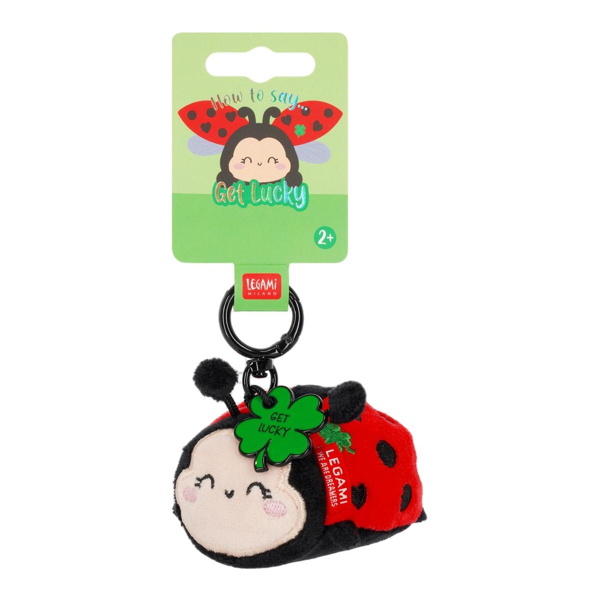 Porta-chaves com Peluche Legami Joaninha 4