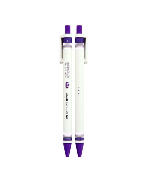 Imagem 0 de Caneta esferográfica de gel Tinta violeta Ponta de 0,38 mm