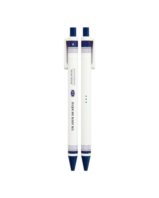Caneta esferográfica de gel Tinta azul-marinho de ponta 0,38 mm 1