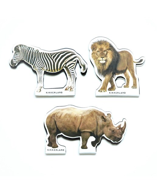 Set de 3 Ímanes Magnéticos Safári 1