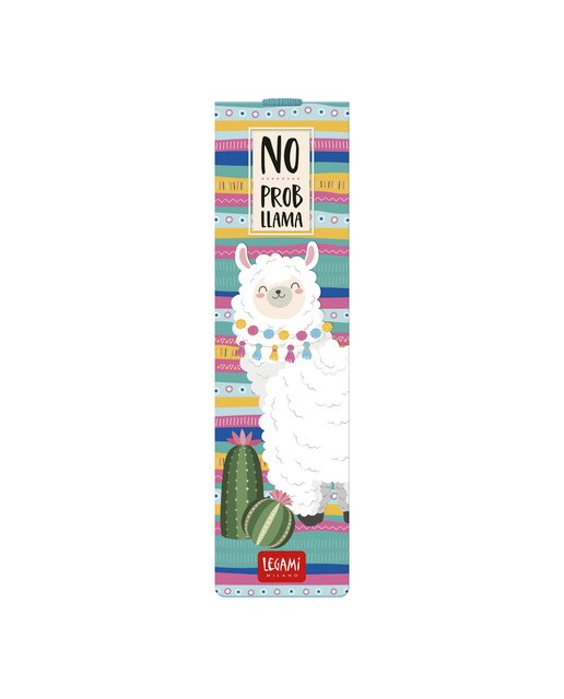 Marca-páginas com elástico No Probllama 1