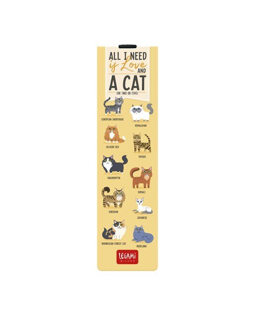 Marca-páginas com Elástico Cats. 1