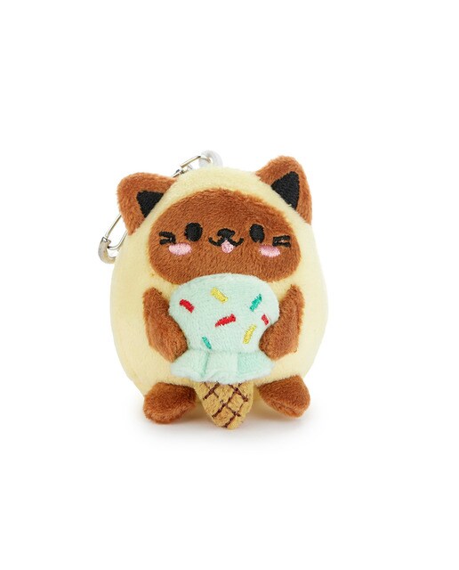 Imagen 0 de Llavero Fluffy Kawaii Minty Balvi amarillo poliéster metal