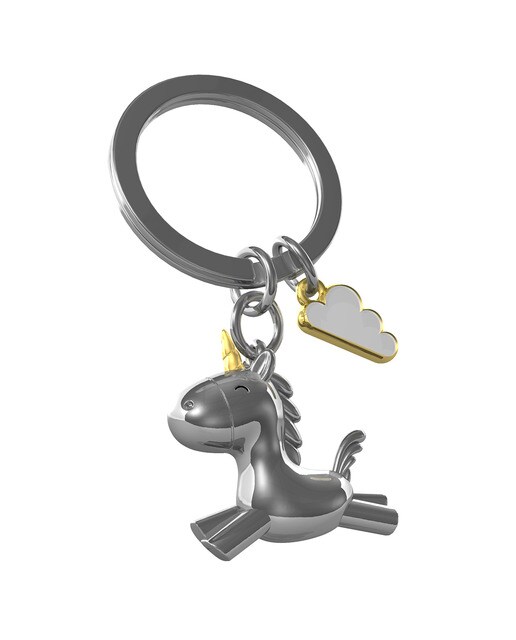 Porta-chaves Unicórnio com Pendente de Nuvem 3