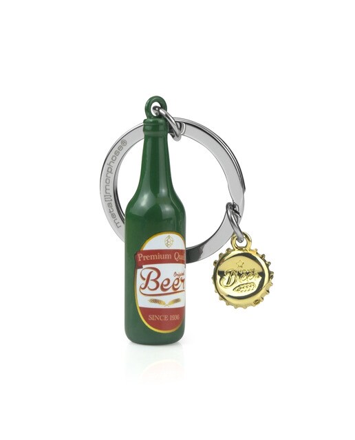 Llavero Metalmorphose cerveza con chapa colgante 4