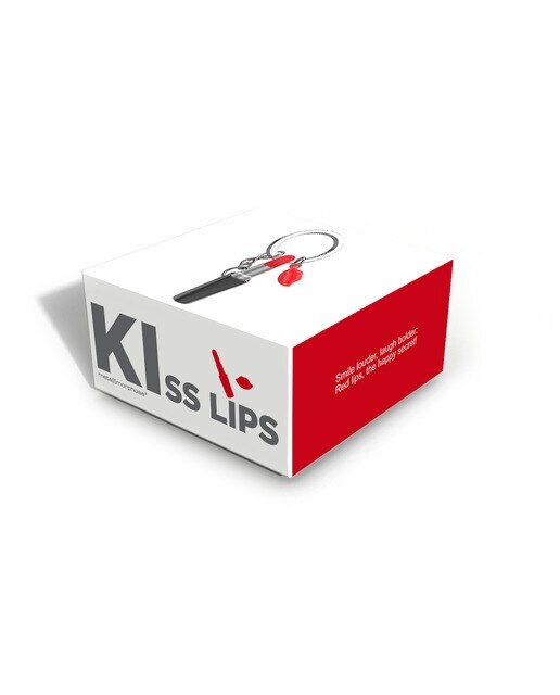 Llavero Metalmorphose pintalabios con labios colgantes 2