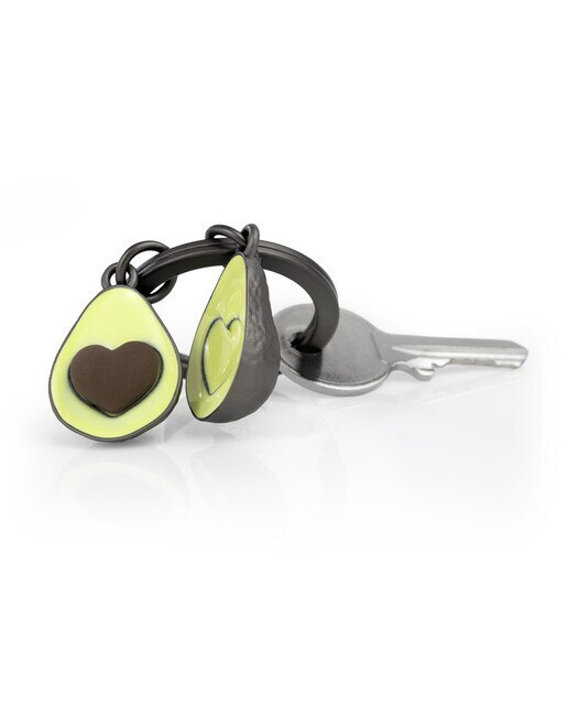 Llavero Metalmorphose aguacate con hueso en forma de corazón 6