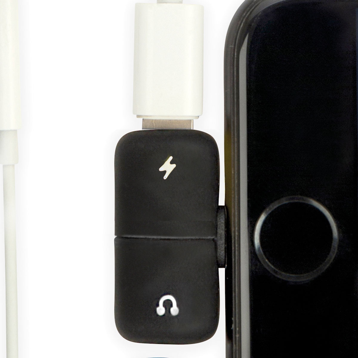 Extensão para Iphone Kikkerland Carrega e Ouve 4