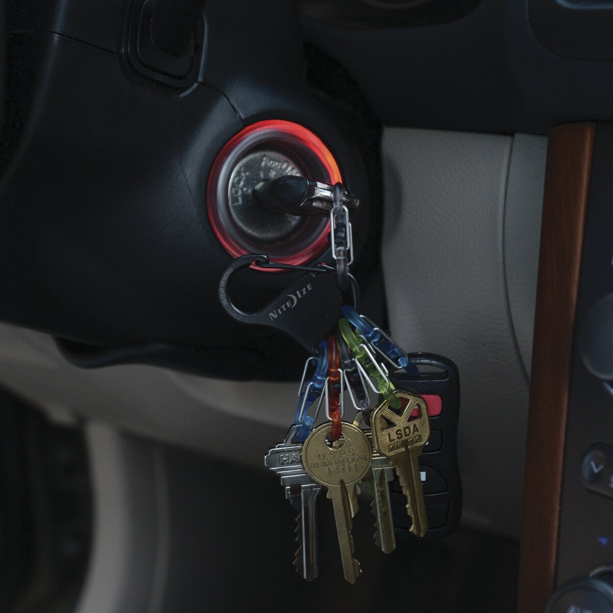 Keyrack Porta-chaves 6 Mosquetões Nite Ize 5