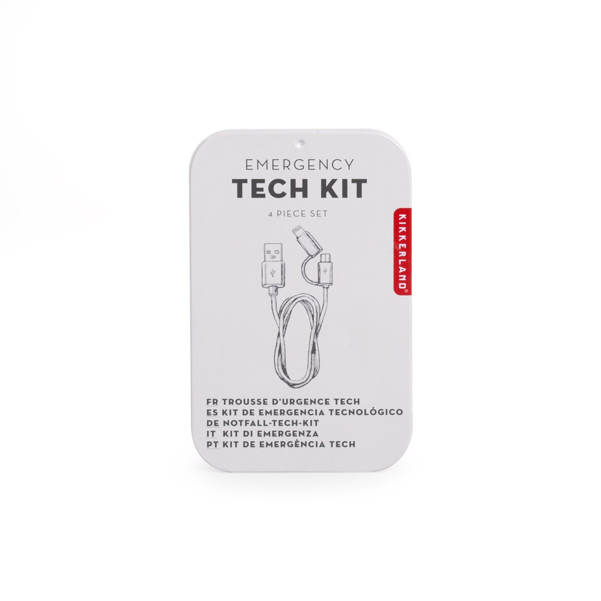 Kit de emergência Tecnologia Kikkerland branco 2