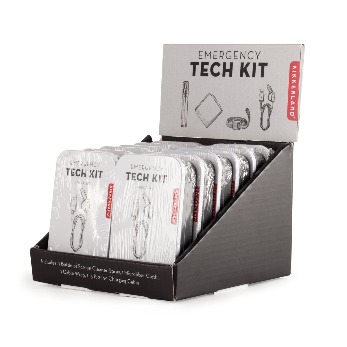 Kit de emergência Tecnologia Kikkerland branco 5