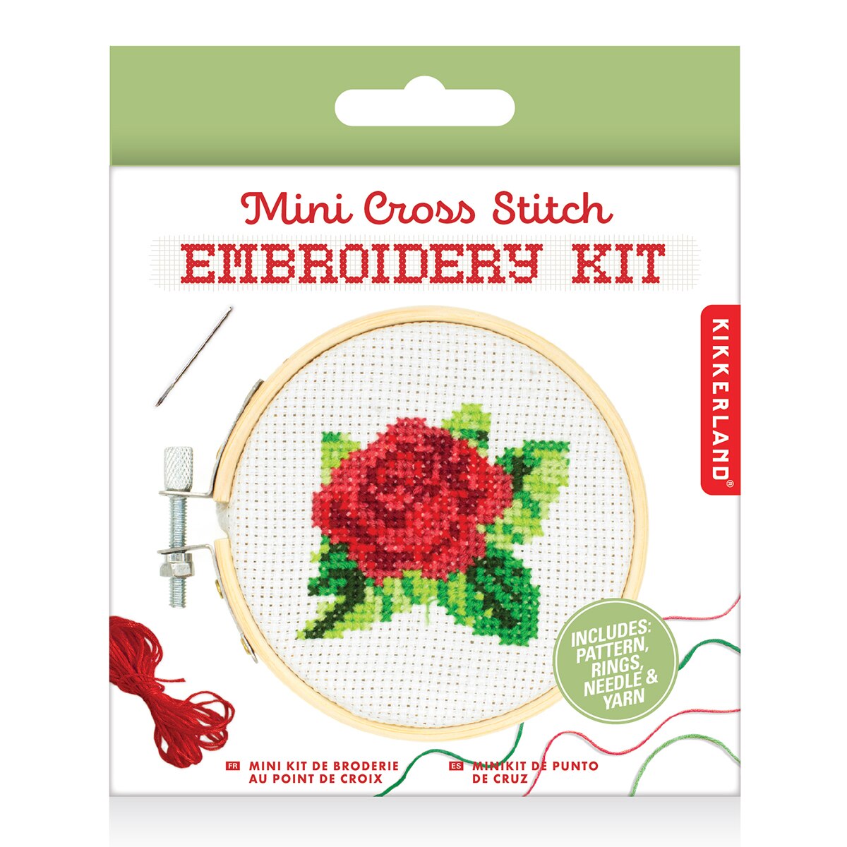 Mini Punto de Cruz Kikkerland Rosa 4