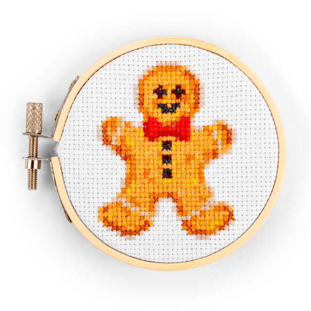 Imagen 0 de Mini punto de cruz galleta de Navidad de Kikkerland