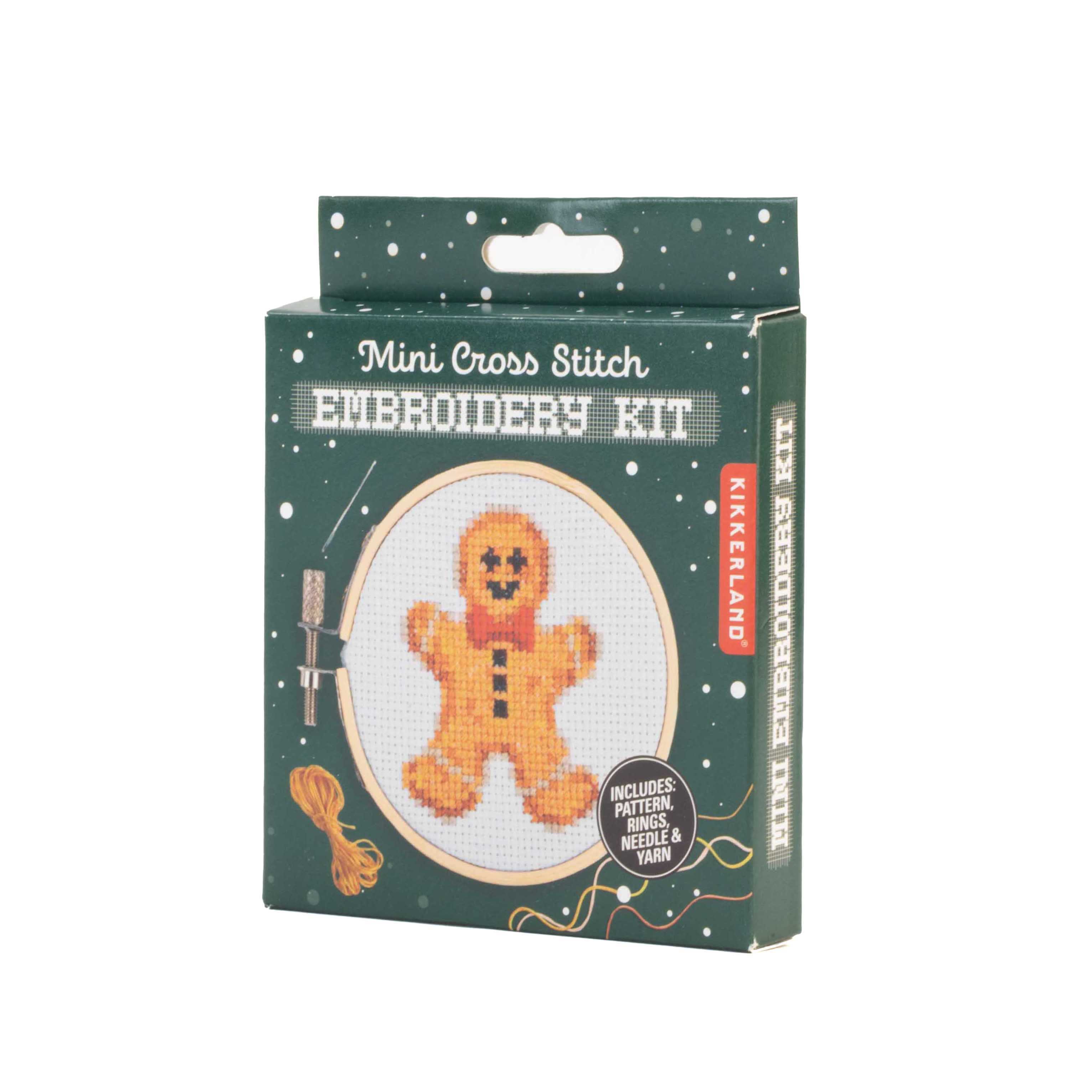 Mini punto de cruz galleta de Navidad de Kikkerland 3