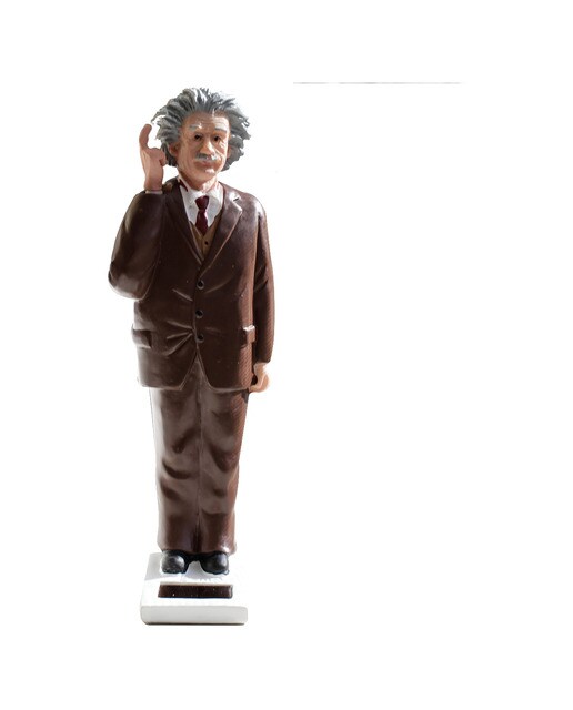 Boneco do Einstein com movimento por Energia Solar 1