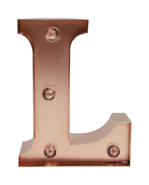 Luz Led decorativa Letra L 1
