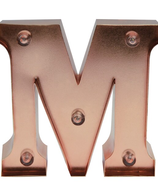 Luz Led decorativa Letra M 1