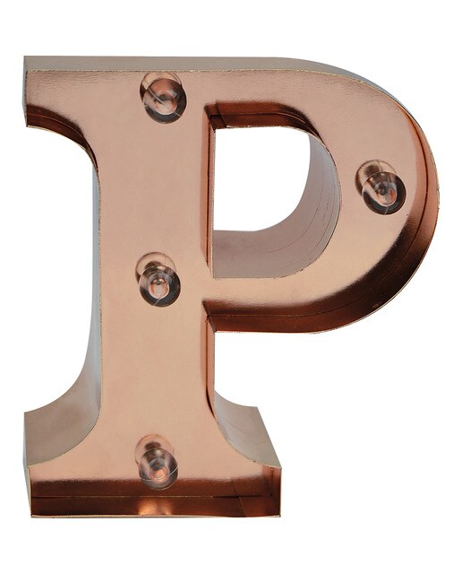 Luz Led decorativa Letra P 1