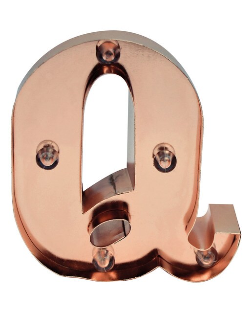 Luz Led decorativa Letra Q 1