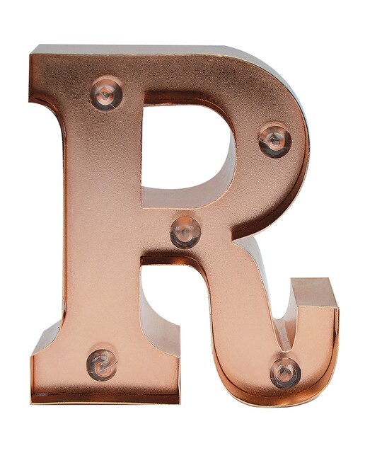 Luz Led decorativa Letra R 1