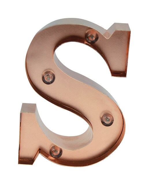 Luz Led decorativa Letra S 1