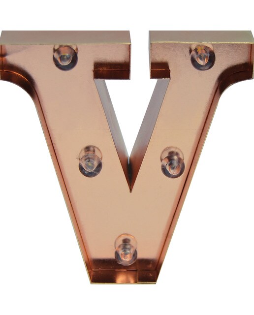 Luz Led Decorativa Letra V Legami 1