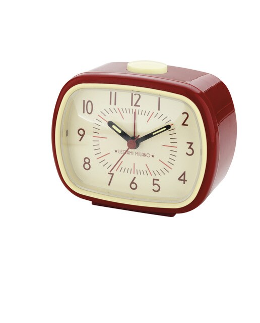 Relógio despertador Vintage vermelho 1