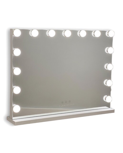 Imagem 0 de Espelho com Luzes Led Estilo Hollywood 15 Lâmpadas Led 3 Modos de Cores