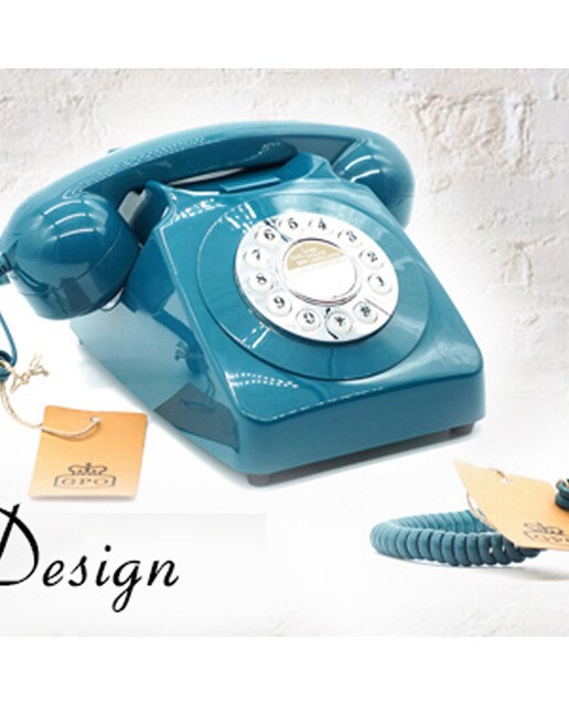 Telefone Botão - Azul 3