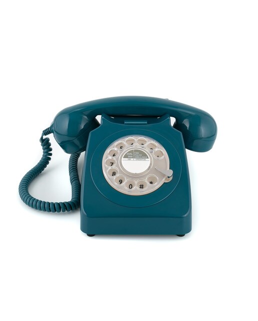 Telefone Rotary - Azul 1