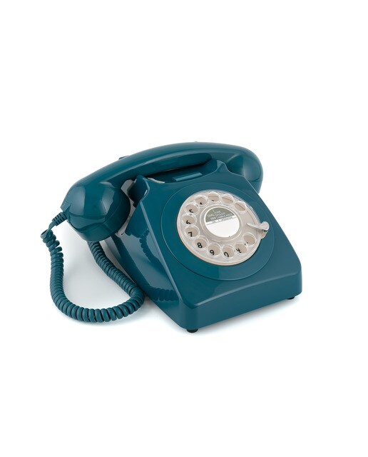 Telefone Rotary - Azul 2