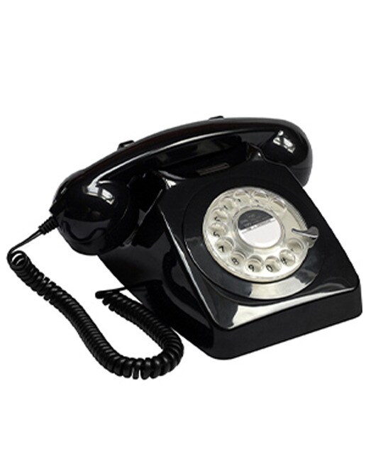 Telefone Rotary - Preto 1