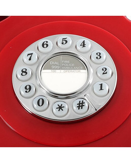 Telefone Botão - Vermelho 2
