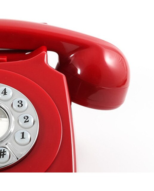 Telefone Botão - Vermelho 3