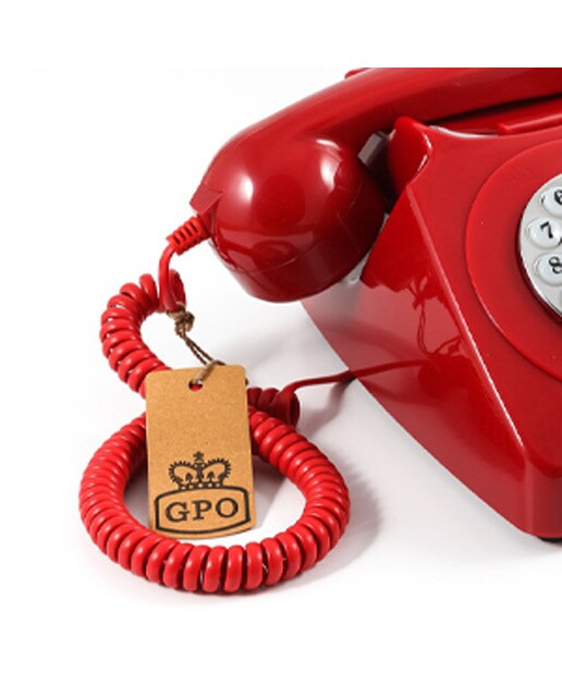Telefone Botão - Vermelho 4