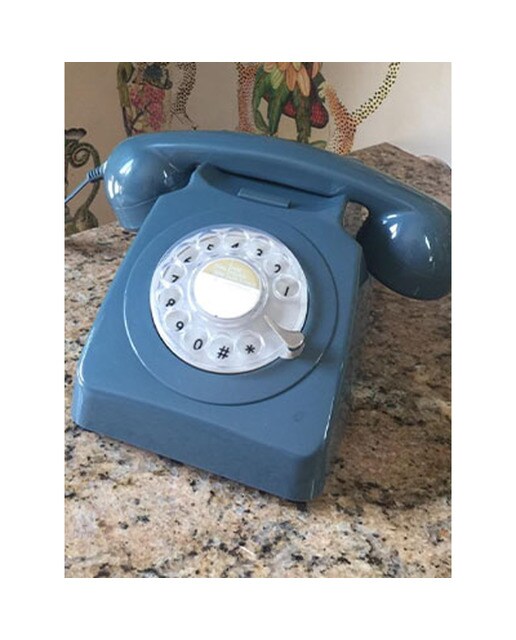Telefone Rotary - Azul 4