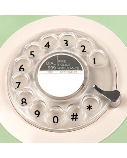 Telefone Rotary - Verde 2